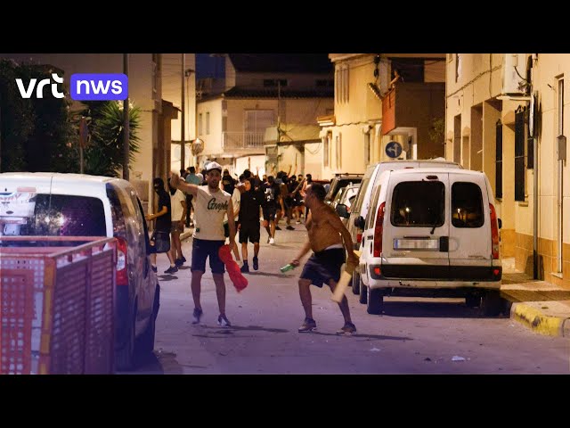 Anti-migrantenrellen in Zuid-Spanje