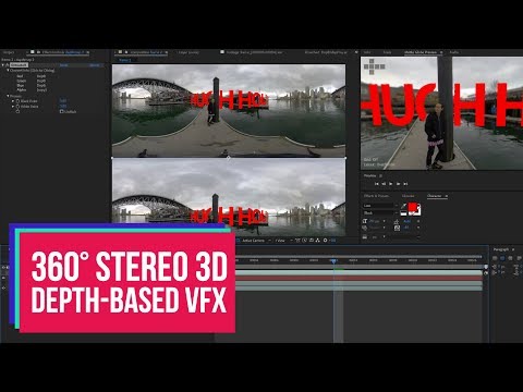 @creatorUp 360 Stereoscopic 3D Video Depth-based VFX tutorial with Kandao Obsidian VR Camera and After Effects