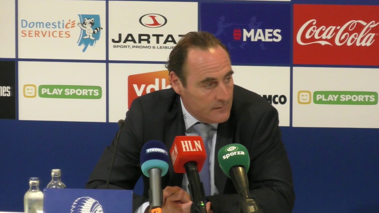 Persconferentie na KAA Gent - Waasland-Beveren