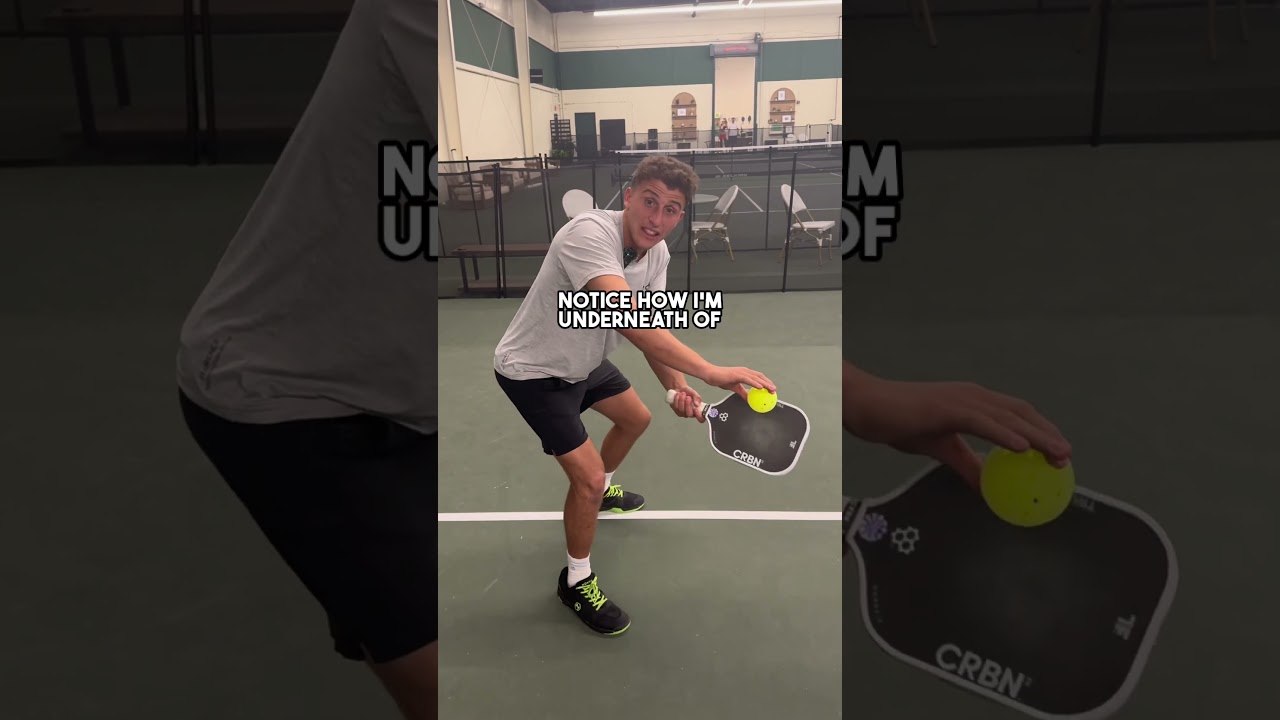 How to deal with your opponents slice in Pickleball! 🍕🏆 #pickleball #pickleballtips