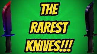 The New Radioactive Knife Roblox Assassin Update Music Videos - top 10 rarest knives roblox assassin