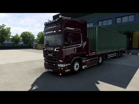 Scania V8 EGR VGT Open pipe sound v1.0