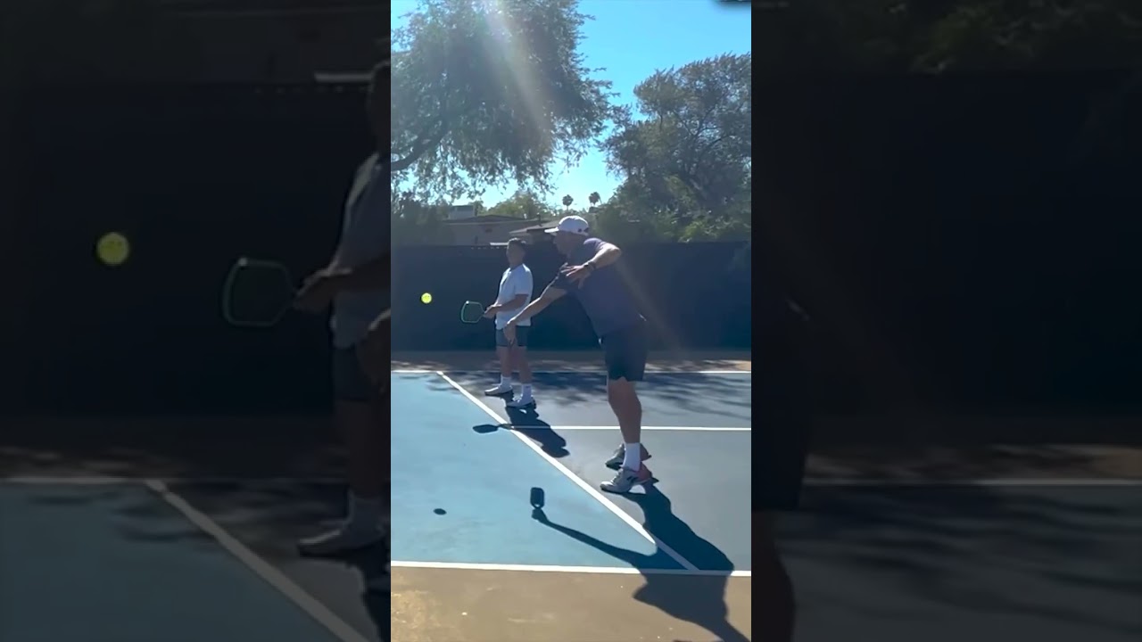 You're hitting it too hard (yes that's a thing) #pickleball