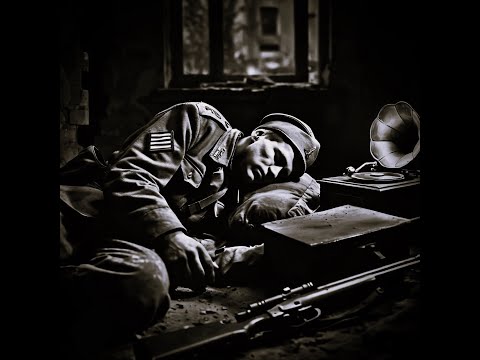 Tjomnaja noch' - Mark Bernes (dark is the night) with WW2 gunfire in the background