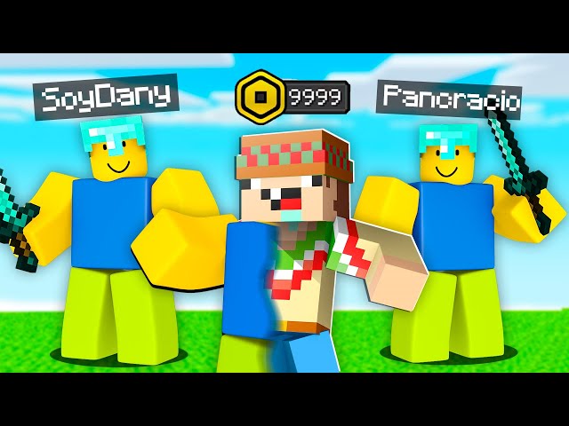 ¡Minecraft PERO es ROBLOX! 😲🟨🟦🟩 SILVIOGAMER MINECRAFT PERO