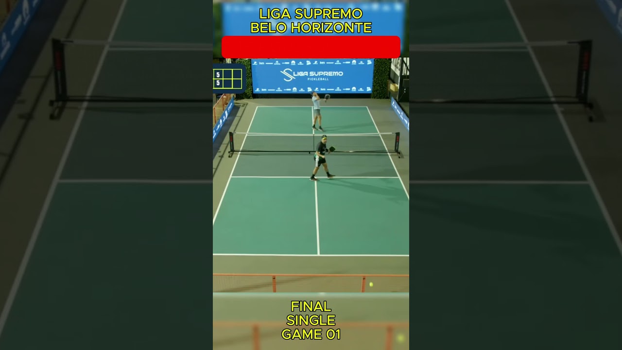 FINAL SINGLE MASCULINA - ETAPA LIGA SUPREMO DE PICKLEBALL BELO HORIZONTE (GAME 01)