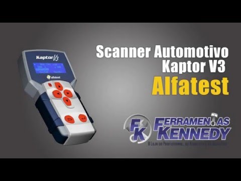 Scanner Automotivo Kaptor V3 C/ Pack 50 e Credit 20 Alfatest - Vídeo explicativo