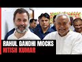 Rahul Gandhi On Nitish Kumar Joining NDA | Rahul Mocks Nitish: He Left Shawl, Turned Car Around