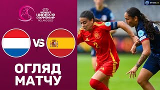 Нідерланди – Іспанія. Дівочий чемпіонат Європи 2025 (U-19), груповий етап / Огляд матчу