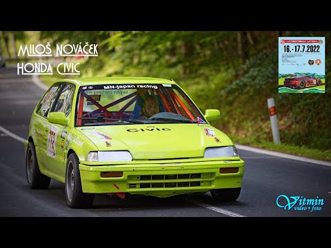 Miloš Nováček - Honda Civic - IX. Vrbenský vrch 2022 - Vrbno pod Pradědem - MHCC