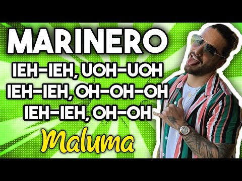 Maluma - Marinero (Letra)