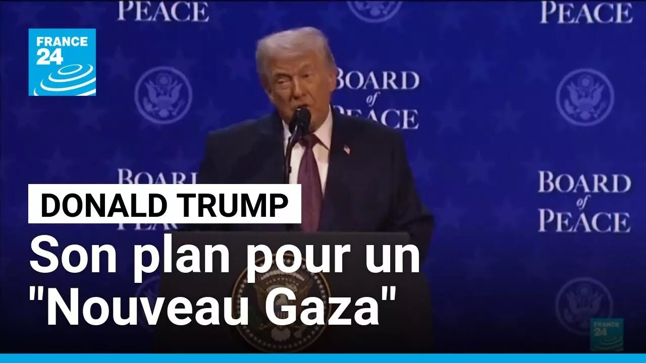 Donald Trump révèle son plan de reconstruction de Gaza • FRANCE 24