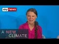 Greta Thunberg  BM İklim Zirvesinde konuştu