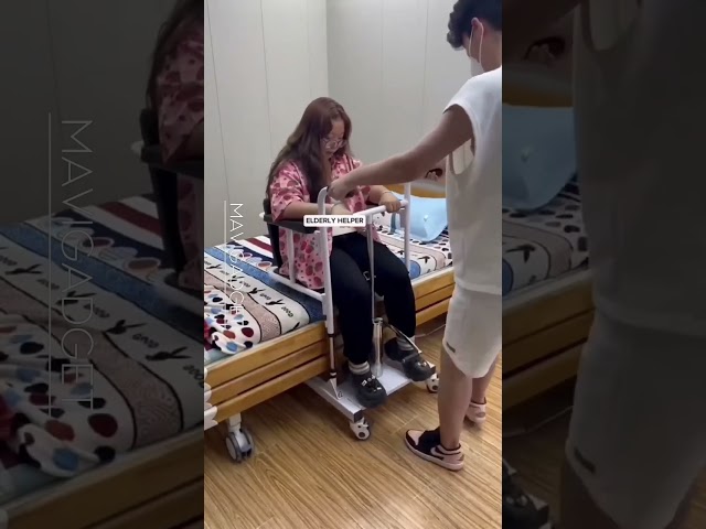 Product Link in Bio ( 442 ) ▶️ Foot Pedal Lift Hydraulic Adjustable Patient Transfer Chair