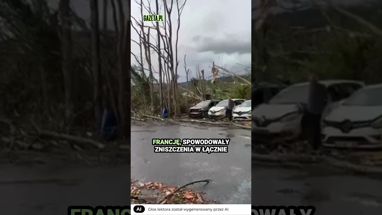 Tornado we Francji. 41 rannych #shorts