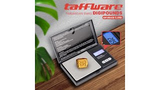 Pratinjau video produk Taffware Digipounds Timbangan Mini Emas Digital Scale Akurasi 0.01g 200g - SC-13 / VSW0083