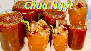 Cách Làm Me Ngào Đường Với Khóm Để Pha Nước Đá Me Trà Me Chua Ngọt Siêu Ngon Đơn Giản || MNQN