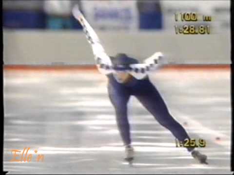 Winter Olympic Games Calgary 1988 – 1500 m Van Gennip (Gold) – Kleemann-Niemann