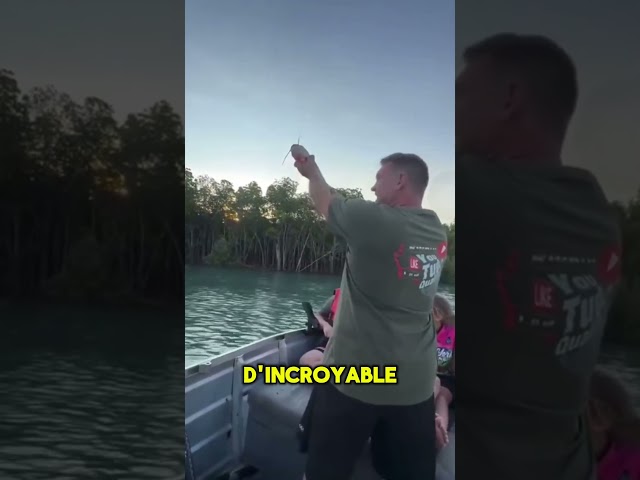 Il a lancé le poisson en l’air et tu ne vas pas croire ce qui s’est passé après #shorts