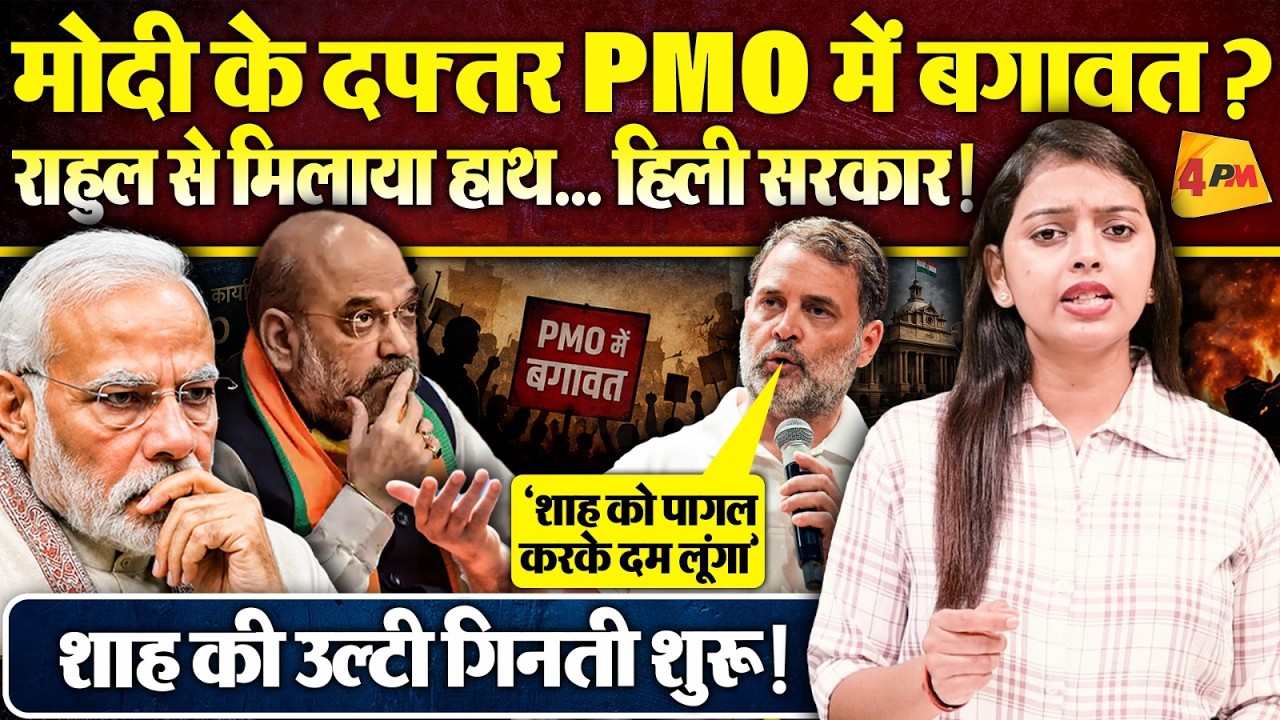 PMO में बगावत...? राहुल गांधी से मिलाया हाथ ! मोदी-शाह की उल्टी गिनती शुरू... !