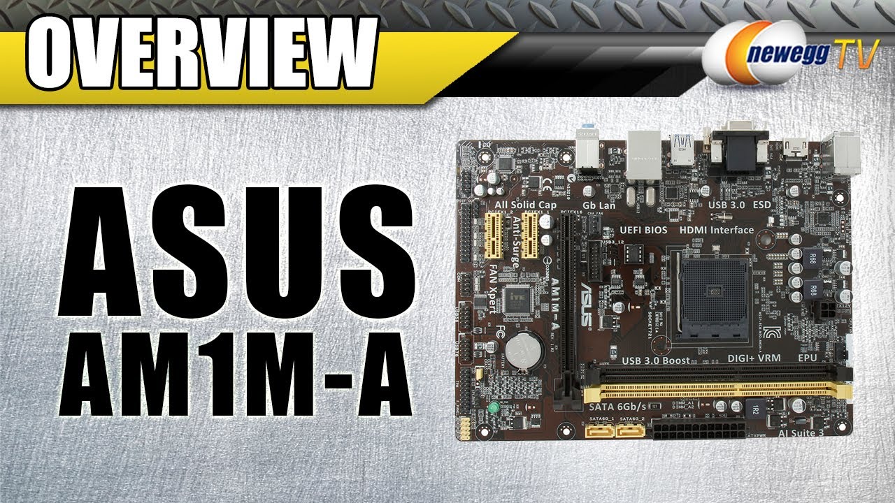 ASUS AM1M-A Micro ATX AMD Motherboard Overview - Newegg TV - YouTube