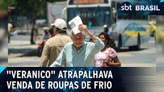 Verão fora de época preocupa lojistas por conta da venda de roupas de frio | SBT Brasil (15/06/24)