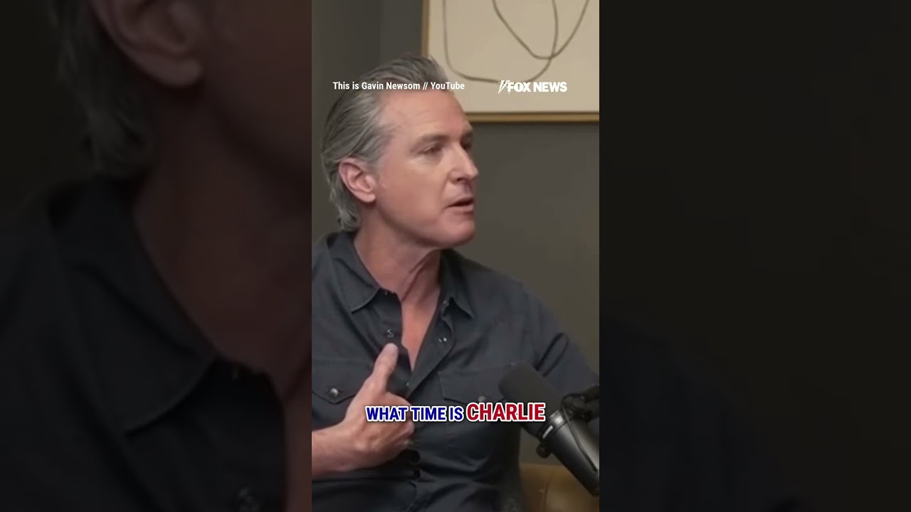 Newsom reveals son's Charlie Kirk obsession #shorts #foxnews #charliekirk #gavinnewsom #politics