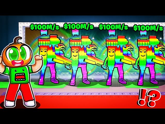 Üssümü 1 MİLYAR Gücündeki RAİNBOW BRAİNROTLAR ile Doldurdum! 🌈 | Roblox