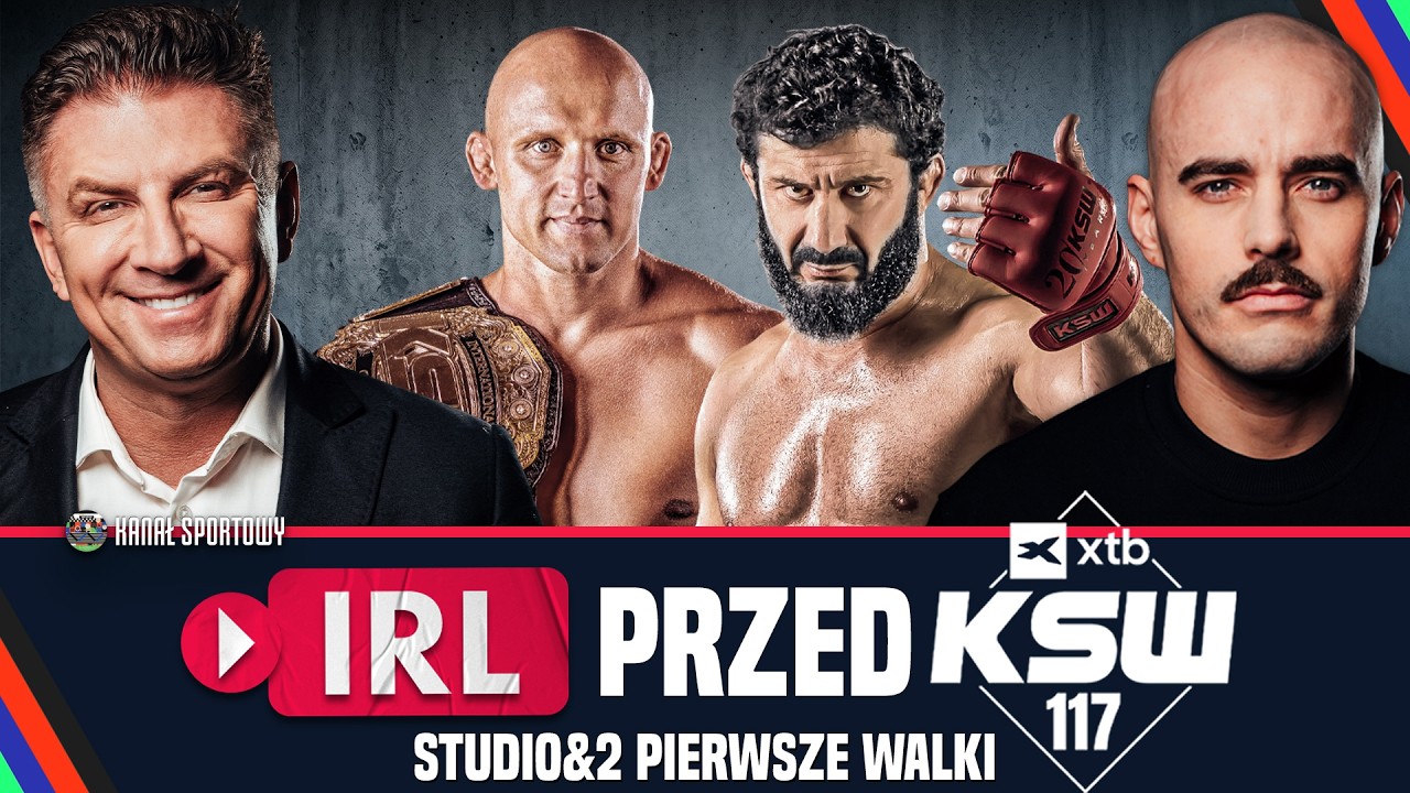 Borek zaprasza na xtb ksw 117! studio, prezentacja zawodników, transmisja dwóch walk