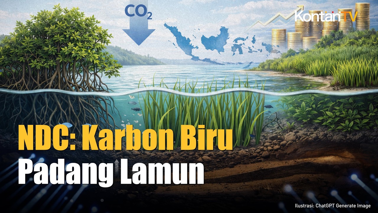 Padang Lamun vs Mangrove: RI Menjadi Raja Karbon