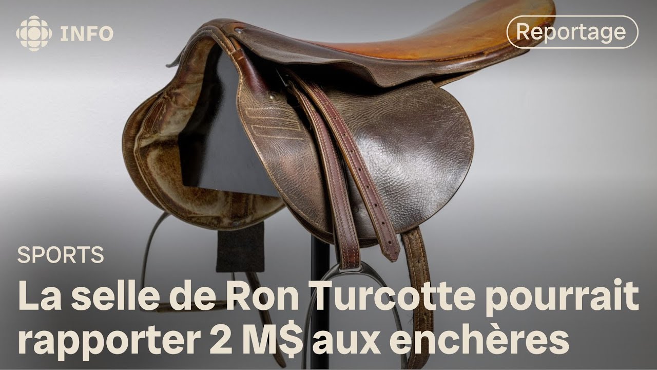 La selle historique de Ron Turcotte et Secretariat mise aux enchères