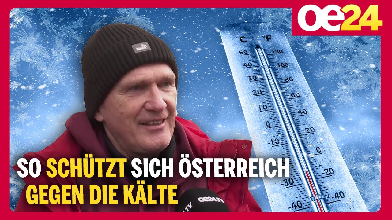 "Die Kälte ist wunderbar" | So schützt sich Österreich gegen die Kälte