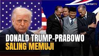 Presiden Donald Trump dan Presiden Prabowo Saling Puji
