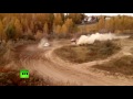 RAW: Moment car crashed into marshal post at Siberia rally caught on cam