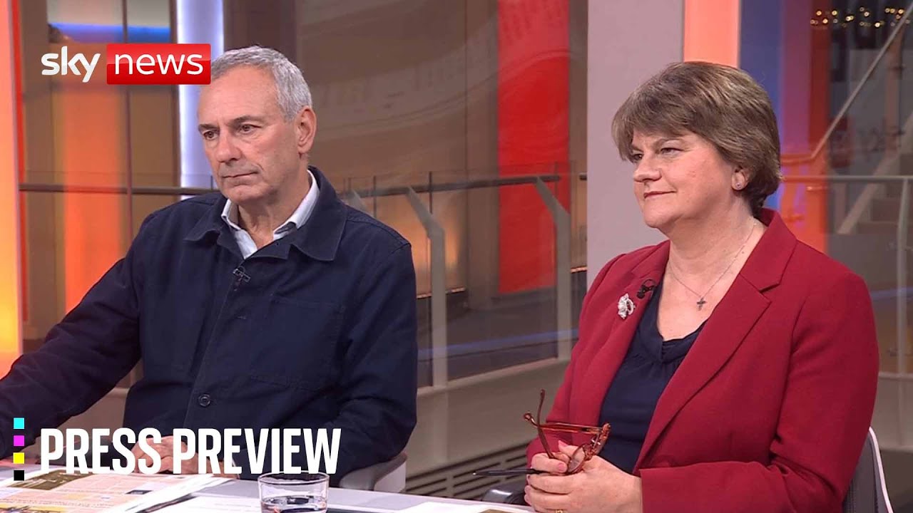 Sky News Press Preview | Kevin Maguire & Baroness Arlene Foster | Monday 1 December 2025