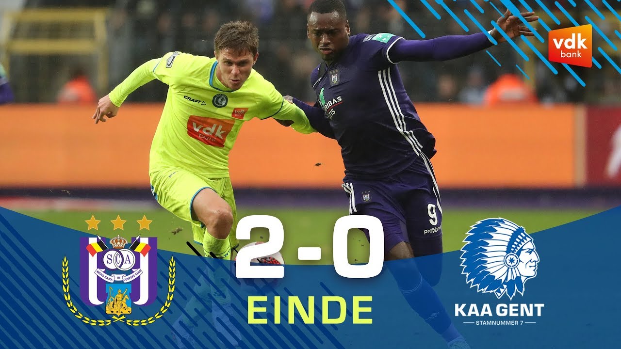 Anderlecht - KAA GENT: 2-0