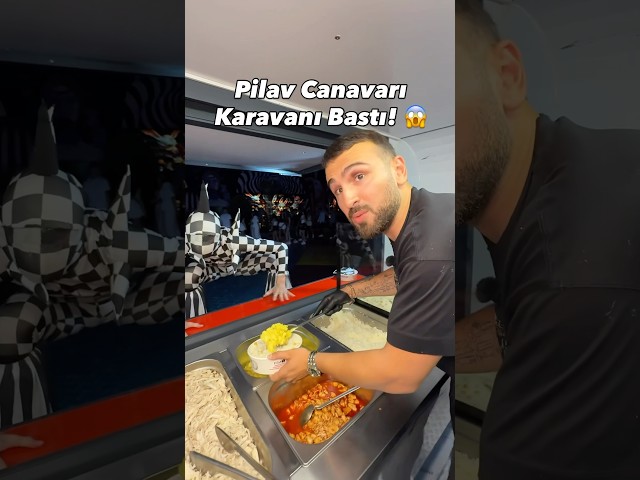 Pilav Canavarı Karavanı Bastı! 😱Alaiye Pilavcısı 🍚 #food #delicious #yemek #pilav