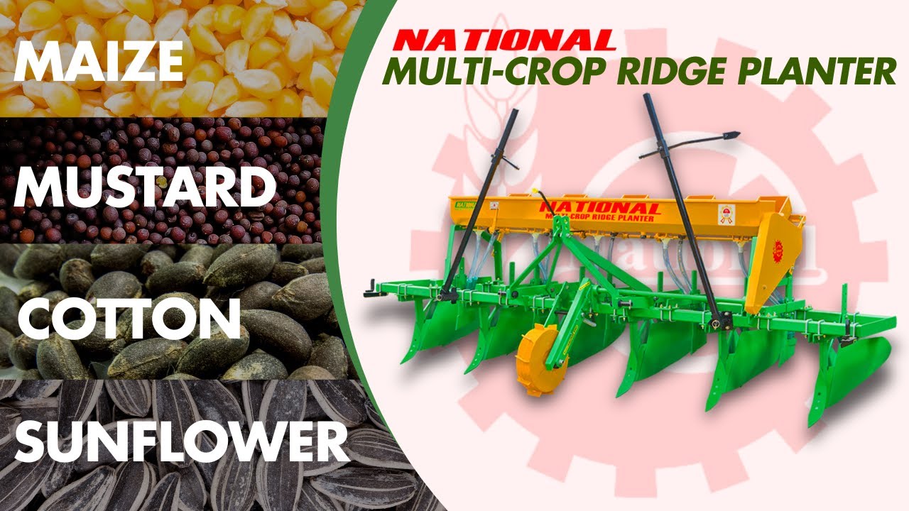 National Multi Crop Ridge Planter Youtube