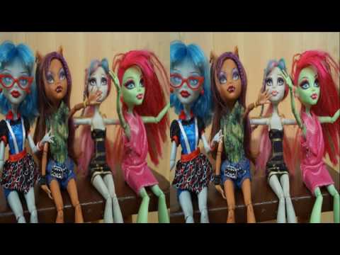 Monster High in 3D ! Dolls of my daughter!
