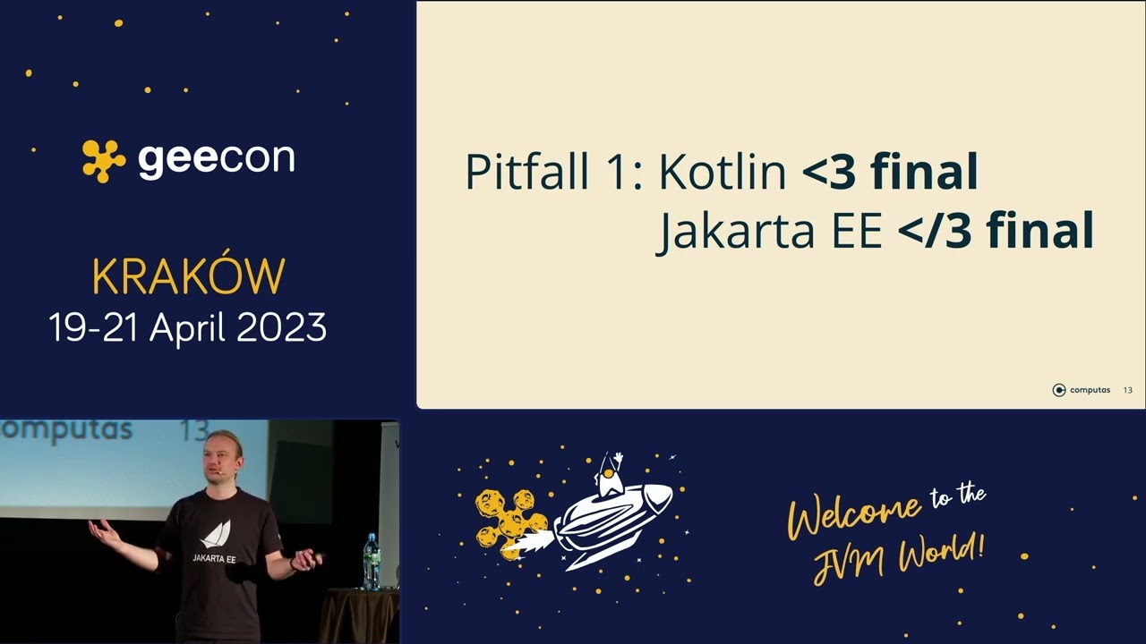 GeeCON 2023: Mads Opheim - Enterprise Kotlin: Jakarta EE for Kotlin developers