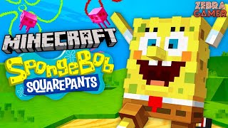 Minecraft SpongeBob DLC!! - The Best Day Ever! - Zebra's Minecraft Fun