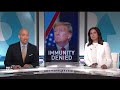 Trump denied presidential immunity in election interference case, court rules  - 04:23 min - News - Video