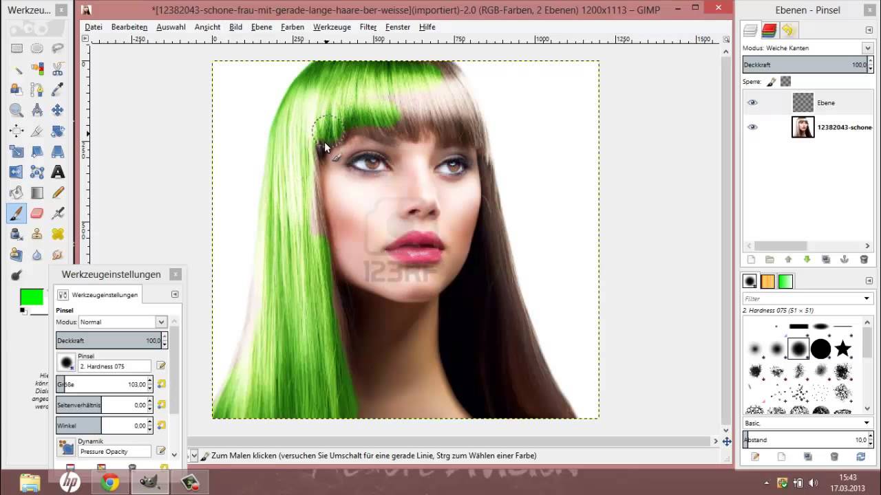 Haarfarbe ändern Haarfarbe ändern