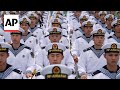 China offers rare admission to international media to its submarine academy
