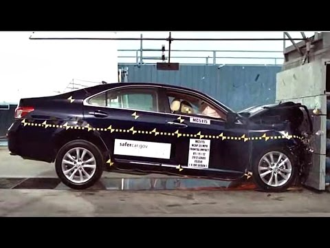Відео краш-тесту Lexus Es з 2006 року