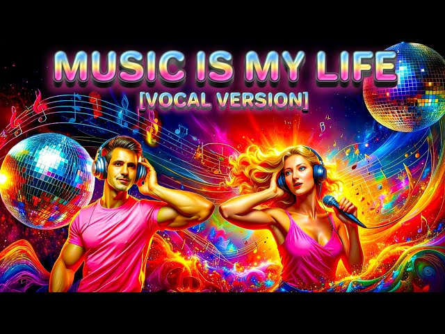 🔊 EuroMartina - Music Is My Life [Vocal Version] (Official Music Video) // ITALO DISCO / EURO DANCE