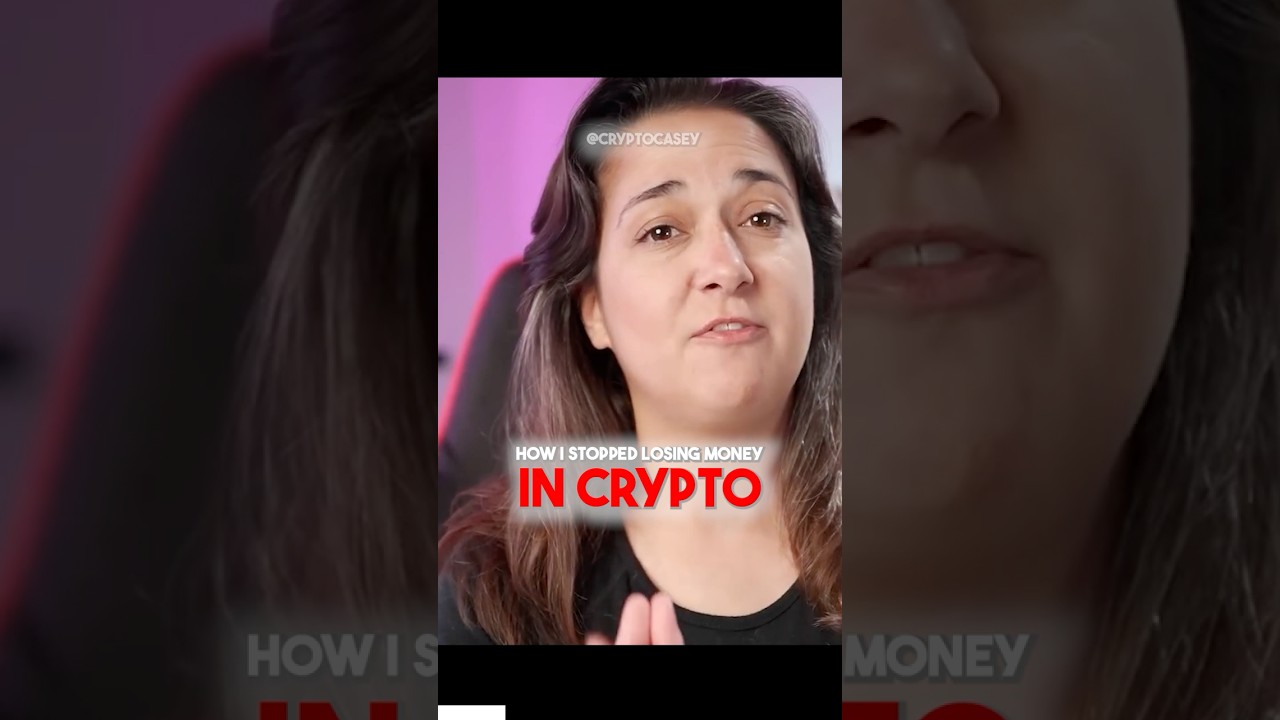 "How I Stopped Losing Money in Crypto" 😖 cryptocasey