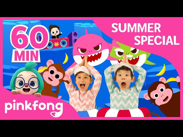 Baby Shark Dance and more | Summer Songs Special | +Compilation | Pinkfong Songs for Children