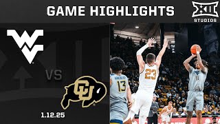 #21 West Virginia vs. Colorado Game Highlights | 2024-25 Big 12 Men’s Basketball