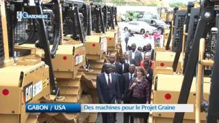 GABON / USA: Des machines pour le Projet GRAINE